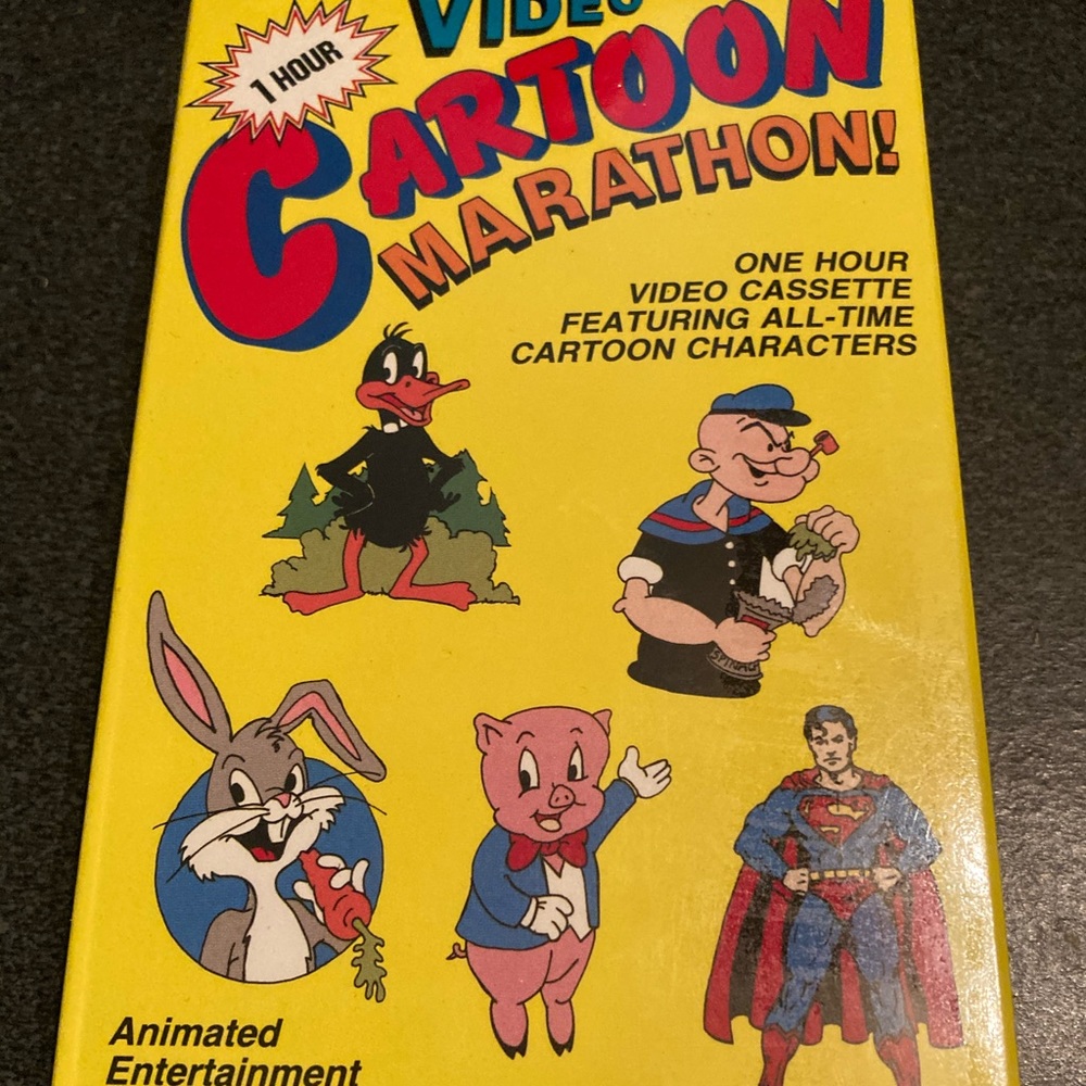 Video cartoon marathon new never opened VHS